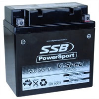 12V SSB V-Spec High Performance AGM Battery - VB16CL-B