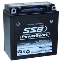12V SSB V-Spec High Performance AGM Motorbike Battery - 4-VB9-B