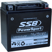 12V SSB V-Spec High Perform AGM Motorbike Battery - VTX14L-BS