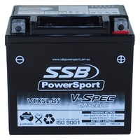 12V SSB V-Spec High Perform AGM Motorbike Battery - 4-VTX4L-BS