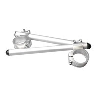 Vortex Clip-On Handle Bars 7 Degrees Kit for - 50mm Silver