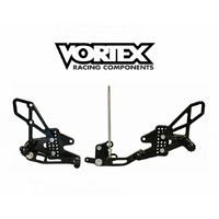 Vortex Rearsets for Yamaha FZ1 2006 - 2015 & FZ8 2010 - 2015 - Black