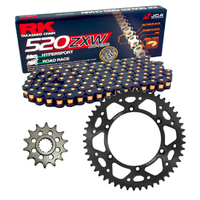 RK Black X-Ring Chain & Sprocket Kit for 2016-2019 Aprilia RSV4 1000 RF - 16/43