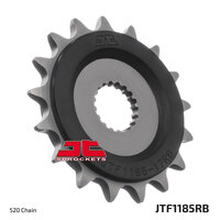 17t Rubber Cushioned Front Sprocket for 2017-2020 Triumph 900 Bonneville T100 Black