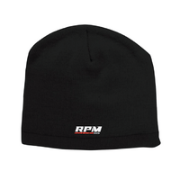 RPM Moto Knit Skull Beanie - Black