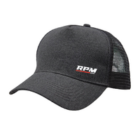 RPM Moto Heather Trucker Cap - Charcoal