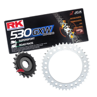 RK Chain & Sprocket Kit for 1999-2006 Triumph 955I Daytona - 18/45 (Rubber Cush Front)