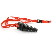 Ariete Exhaust Bung Black With Lanyard - Large
