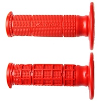 Ariete Unity MX Motorbike Hand Grips, Half Waffle - Red
