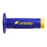 Ariete Vulcan Off Road Motorbike Hand Grips - Blue / Yellow (pair)
