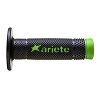 Ariete Vulcan Off Road Motorbike Hand Grips - Black/Green