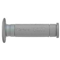 Ariete Dirt Zone 135mm Open End Offroad Motorbike Grips - Grey (pair)