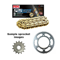 2008-2012 BMW F650GS Twin Gold RK Chain & Steel Sprocket Kit 16/42