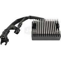 Black Voltage Regulator Rectifier for 2009-2010 Harley Davidson 883C XL Sportster 