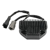Black Voltage Regulator Rectifier for 2004-2005 Harley Davidson 1450 FXDL Dyna Low Rider 