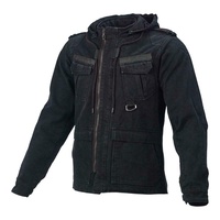 Macna Combat Mens Casual Textile Motorbike Jacket - Black