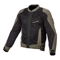 Macna Velocity Mens Textile Summer Mesh Motorbike Jacket - Black / Green