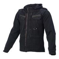 Macna Combat Black Motorbike Jacket