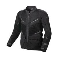 Macna Aerocon Mens Black Adventure Mesh Motorbike Motorcycle Jacket