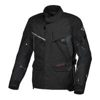 Macna Mundial Mens Textile Motorbike Jacket - Black