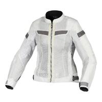 Macna Velotura Ladies Motorbike Jacket - Light Grey