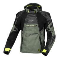 Macna Bradical Full Length Motorbike Jacket - Black / Green