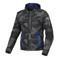 Macna Riggor Motorbike Jacket - Black/Grey Camo