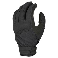 Macna Darko Mens Short Spandex Summer Motorbike Gloves - Black