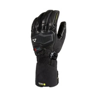 Macna Mens Ion Hard-Wired Electric Heated Waterproof Motorbike Gloves - Black