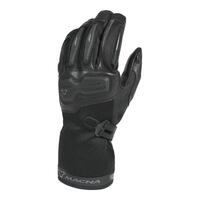 Macna Terra Mens Motorbike Leather Waterproof Motorbike Gloves - Black