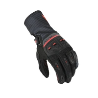 Macna Shellar Motorbike Gloves - Black / Red