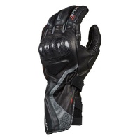 Macna Apex mens leather track Race street road Sports motorcycle gloves blk/Grey