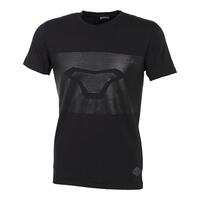 Macna Motorbike Rider Wear Stripe Tshirt - Black