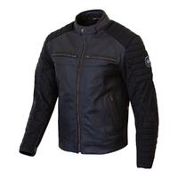 Merlin Ridge Leather Cotec Mens Motorbike Jacket - Black