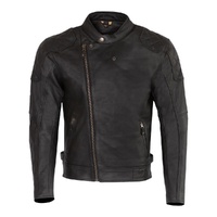 Merlin Chester Cafe D30 Leather Jacket - Black