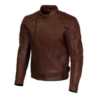 Merlin Chester Cafe D30 Leather Jacket - Brown