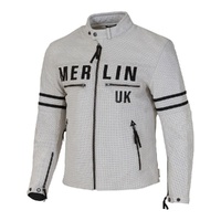 Merlin Revival D3O® Perforated Leather Motorbike Jacket - White