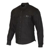 Merlin Axe Flannel CE Level 1 Motorbike Shirt - Black