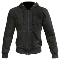 Merlin Hamlin Mens Hoodie Dupont Kevlar Motorbike Jacket - Black