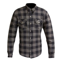 Merlin Axe Flannel CE Level 1 Motorbike Shirt - Grey