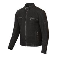 Merlin Miller Mens Leather CE Motorbike Jacket - Black