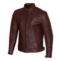 Merlin Wishaw D30 Mens Leather Motorbike Jacket - Brown
