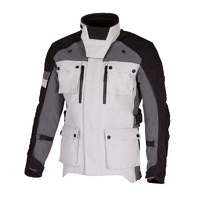 Merlin Solitude Laminated D30 Motorbike Jacket - Ice/Grey