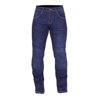 Merlin Tyler Mens Motorbike Jeans Dark Blue