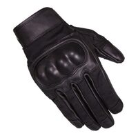 Merlin Glenn Mens Leather Touchtip Motorbike Gloves – Black