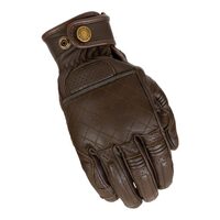 Merlin Stewart Mens Leather Touchtip Motorbike Gloves – Brown