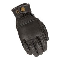 Merlin Stewart Mens Leather Touchtip Motorbike Gloves – Black