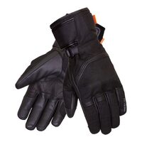 Merlin Ranger Mens Leather Long Motorbike Gloves Black