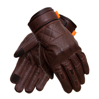 Merlin Clanstone D3O Motorbike Gloves - Brown