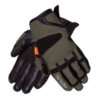 Merlin Mahala Mens Leather Touchtip Motorbike Gloves Black/Olive